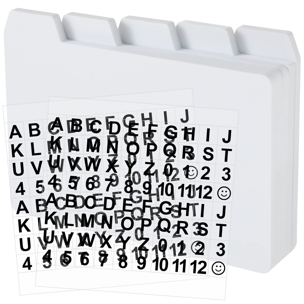 Lewtemi 50 Pcs Index Card Dividers 4" x 6" with Cards Guides, Multicolor