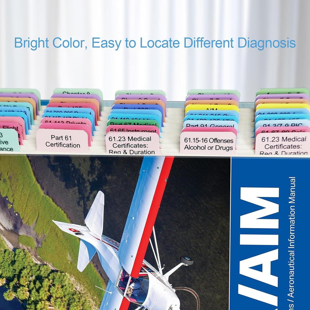 FAR/AIM 2027 Index Tabs for Private Pilot (with No Book)