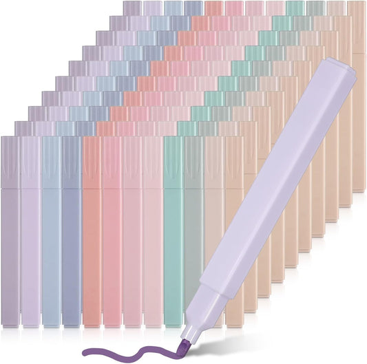 120 Pcs Bible Highlighters Aesthetic, Chisel Tip Cute