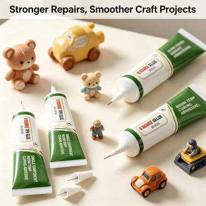 2Pcs Silicone Glue -Squishy Glue, Fast-Bonding & Waterproof Silicone Adhesive for Silicon Rubber, Model, Toys, TPU, TPR, TPE - Clear Liquid Silicone Adhesive for Crafts