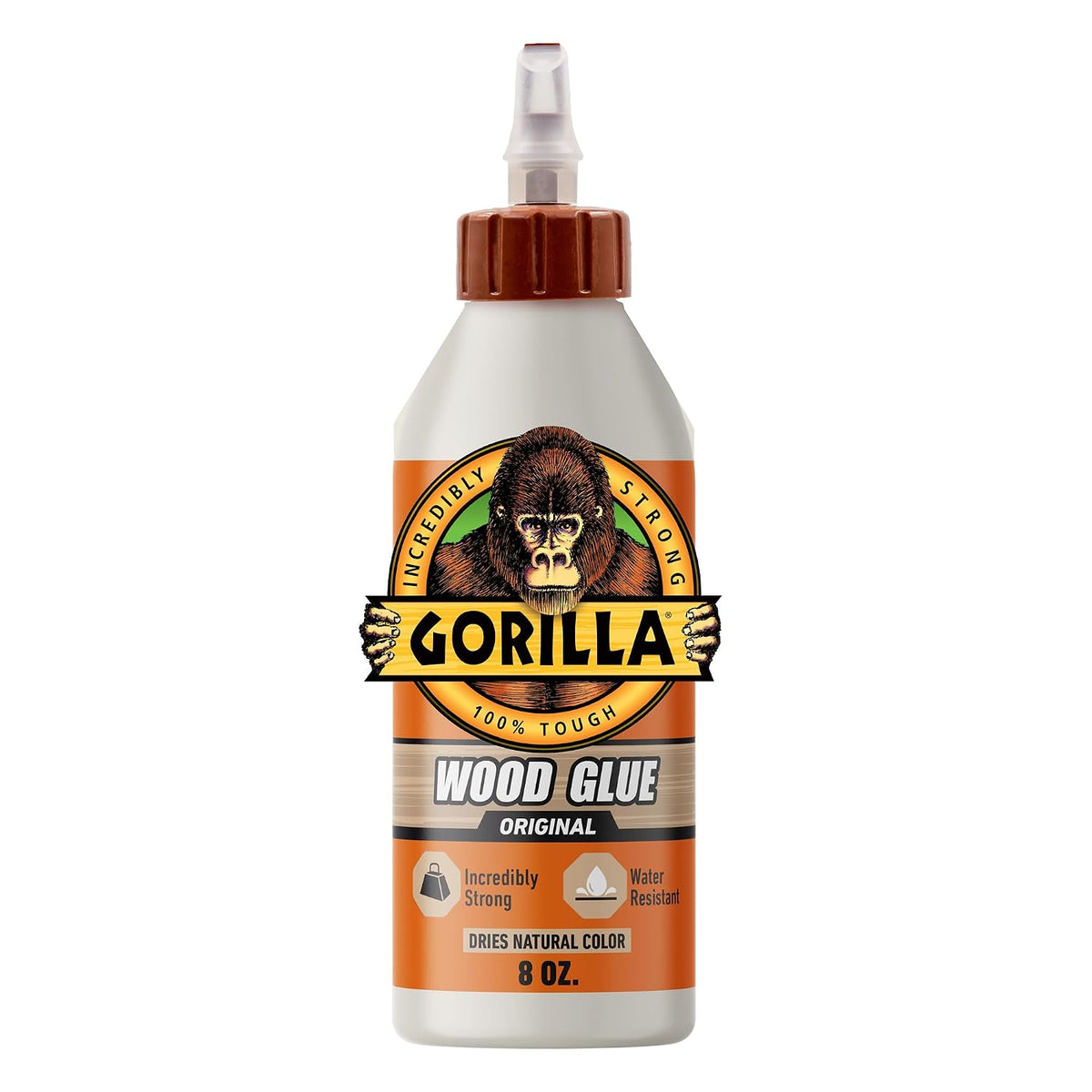 Gorilla Wood Glue, 8 Ounce Bottle, (3 Pack)