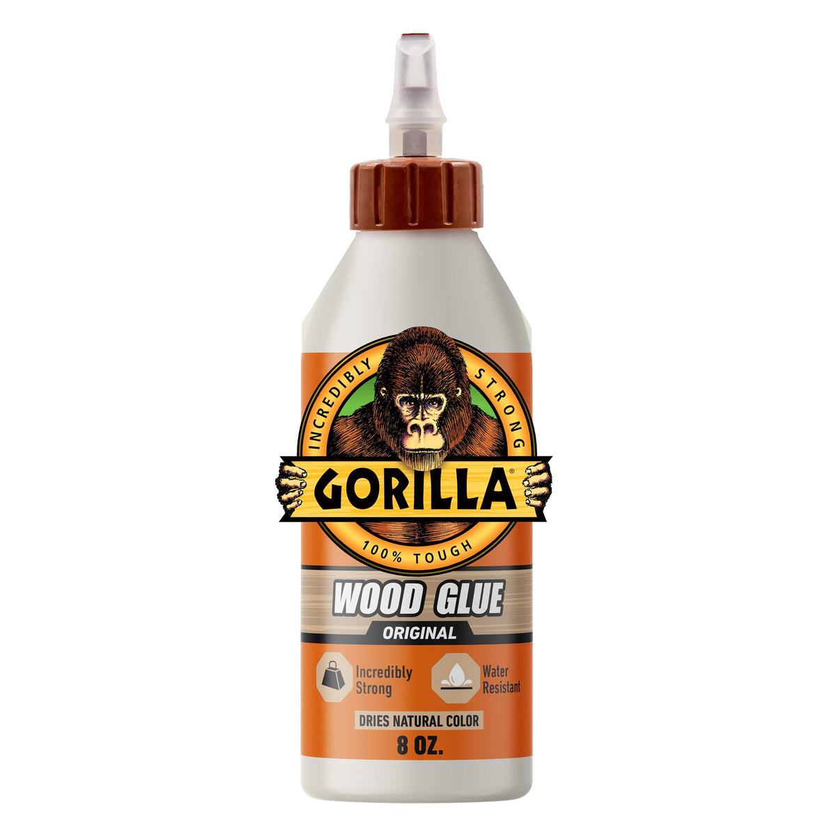 Gorilla Wood Glue, 8 Ounce Bottle, (3 Pack)