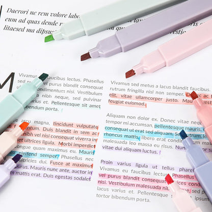 Marspark 120 Pcs Highlighters Bulk No Bleed, Morandi Color