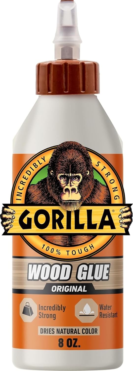 Gorilla Wood Glue, 8 Ounce Bottle, (3 Pack)