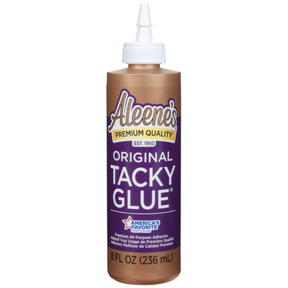 Aleene's Original Tacky Glue, All Purpose Adhesive, Perfect for Crafts and DIY Projects, Dries Fast and Clear, 8 fl oz 3-Pack