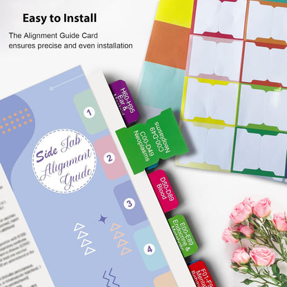 Index Tabs for AAPC Version ICD-10-CM 2026, Upgraded Complete Book Tabs Set (Book not Included), Color-Coded Tabs for Every Chapter with Code Ranges, Laminated & Waterproof & Repositionable