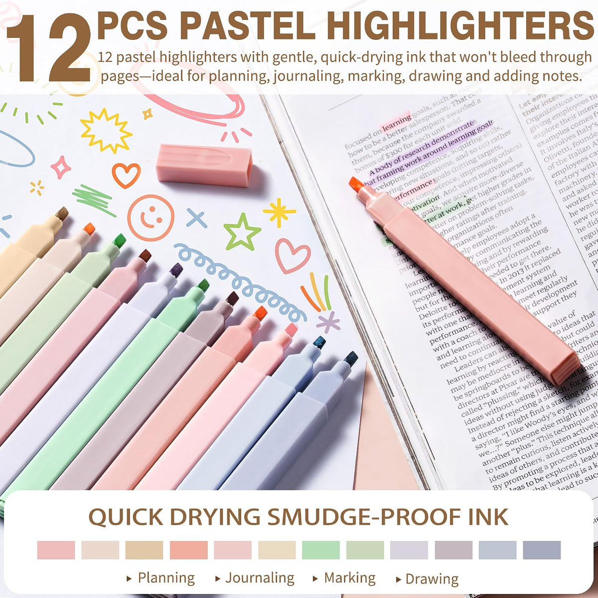 62PCS Aesthetic School Supplies Cute Back to School Supplies Stationary Set