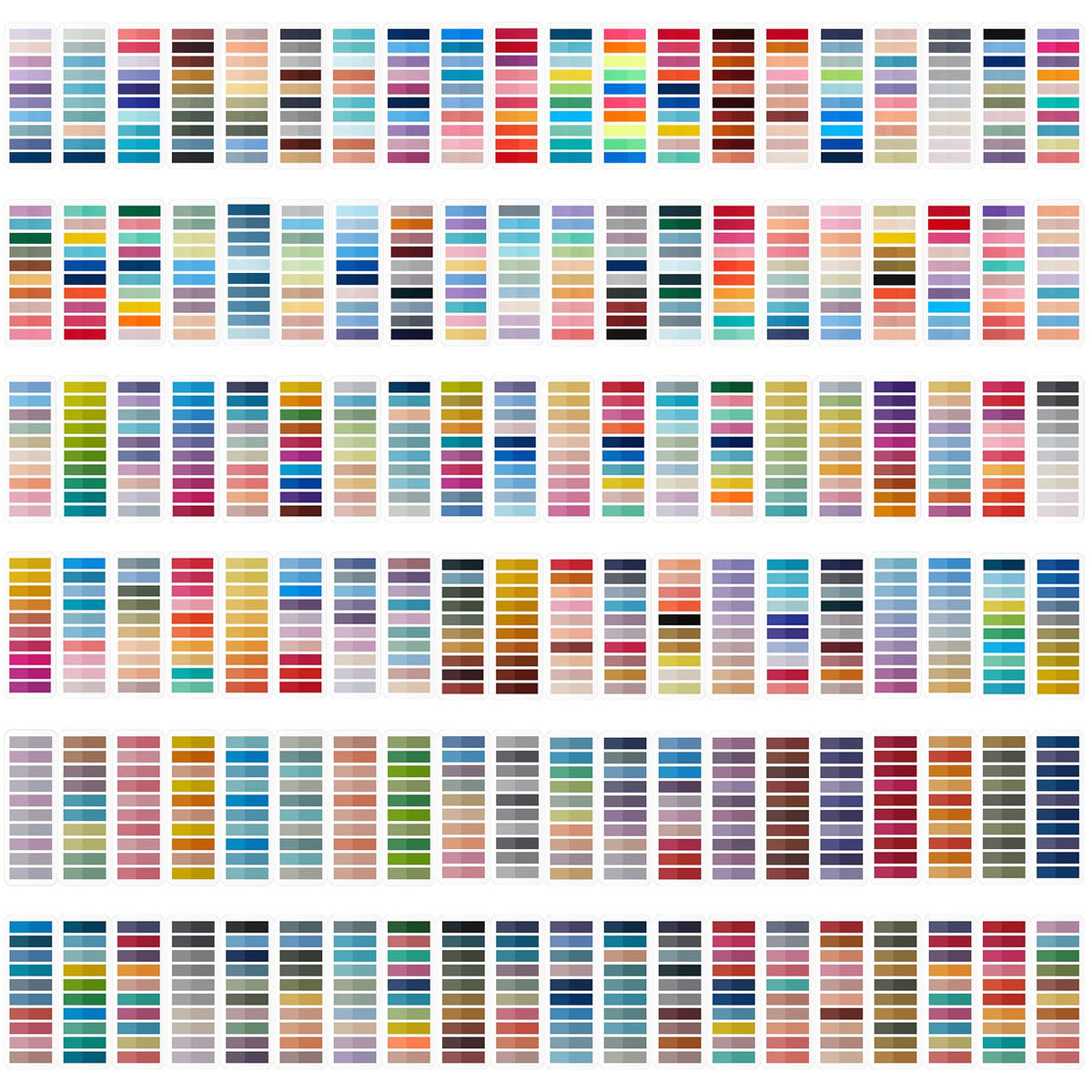 ReliThick 8000 Pcs Annotation Tabs, 40 Colors Writable Sticky Tabs for Book