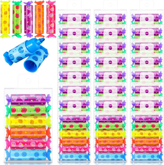 Geyee 144 Pcs Mini Cute Highlighter Pastel Candy Highlighter Bulk for Kid
