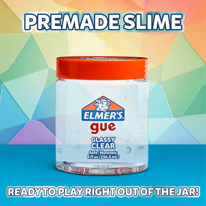 Elmer’s Kaleidoscope Slime Kit, Includes Liquid Glue, Slime Activator, Premade Slime, and Slime Mix-Ins, 10 Count