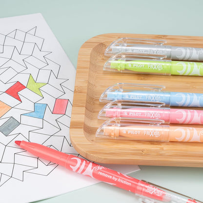 PILOT FriXion Light Pastel Erasable Highlighters, Assorted Colors, 36-Pack