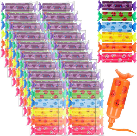 108 Pcs Mini Highlighter, 6 Color Candy Pastel Chisel Tip Marker Pen for Party, Birthday, Drawing, Office Supplies
