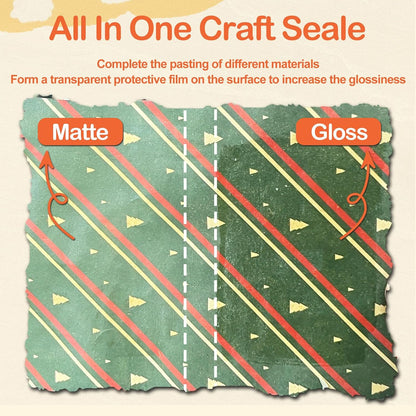 1DFAUL Crafts Sealer Gloss Finish, 200ml All Purpose Craft Glue