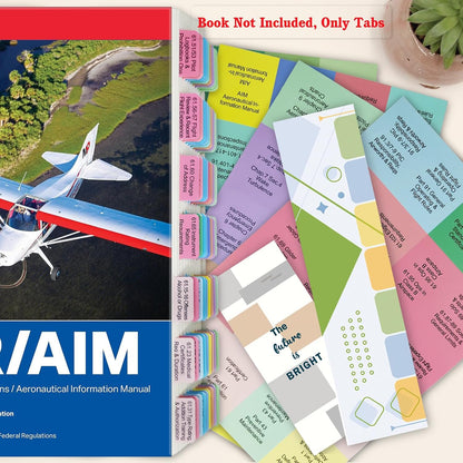 FAR/AIM 2027 Index Tabs for Private Pilot (with No Book)