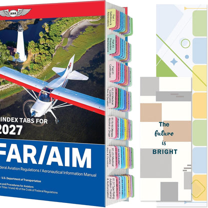 FAR/AIM 2027 Index Tabs for Private Pilot (with No Book)
