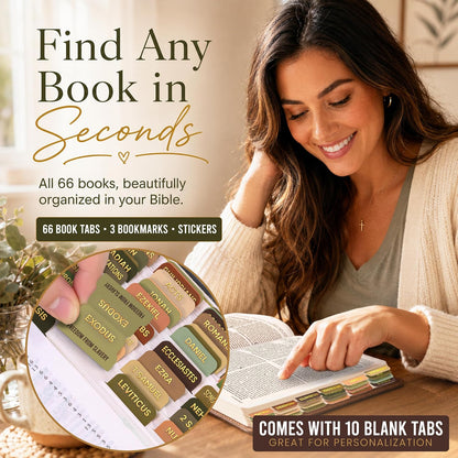 Premium Series – 66 Christian Bible Chapter Tabs
