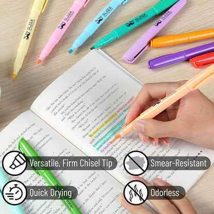 Mr. Pen- Pastel Highlighters, 96 Pack, Assorted Colors, Fast Dry