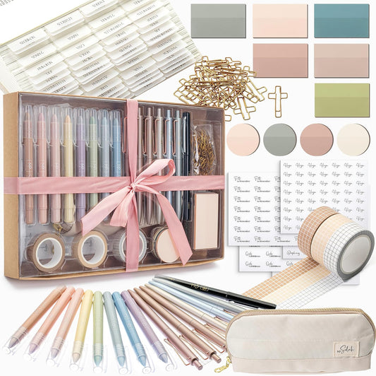 Bible Journaling Set, Complete Faith Journaling Kit with Accessories